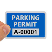 AlumiGuard Parking Permit Tag