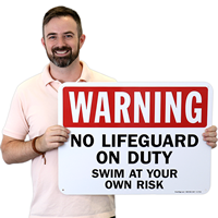 Occupancy Pool Rule Sign