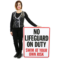 Pool Danger Sign