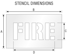 Stencil ST 0049