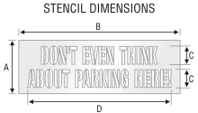 Stencil ST 0196