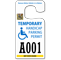 Handicap Parking Permit Rearview Mirror Jumbo Hang Tag