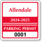 Parking Labels - Design CS5