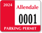 Parking Labels - Design CD4